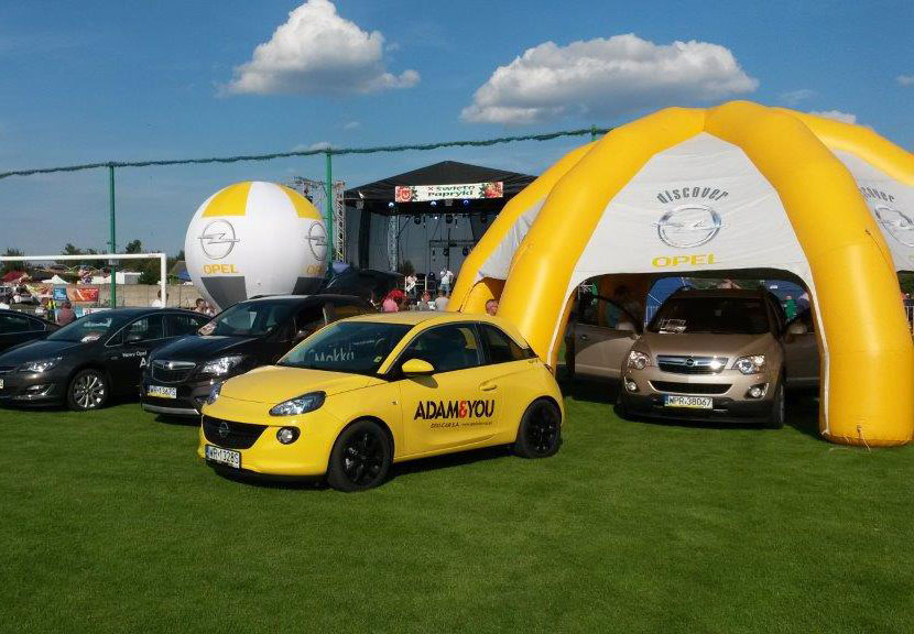 Opel Adam, scena, balon