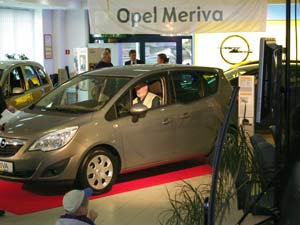 Kąpiel słoneczna Opel Meriva II