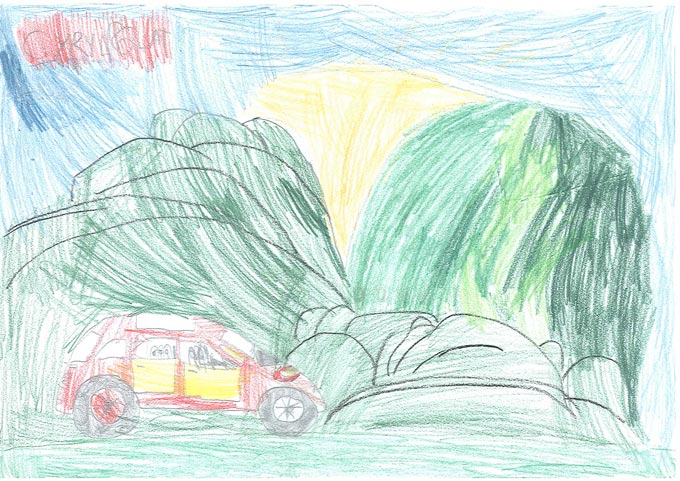 Rysunek Cyryla, 6 lat
