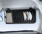 pokrowiec na CD mocowany do daszka przeciwsłonecznego - opel oryginał