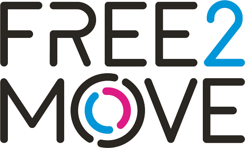 Logo wynajmu długoterminowego Free 2 Move