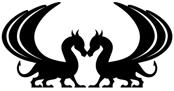 Logo SsangYong, dwa smoki