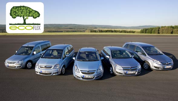 Gama ecoFLEX firmy Opel - najbardziej ekonomiczne i przyjazne środowisku: Corsa, Meriva, Astra, Zafira, Combo