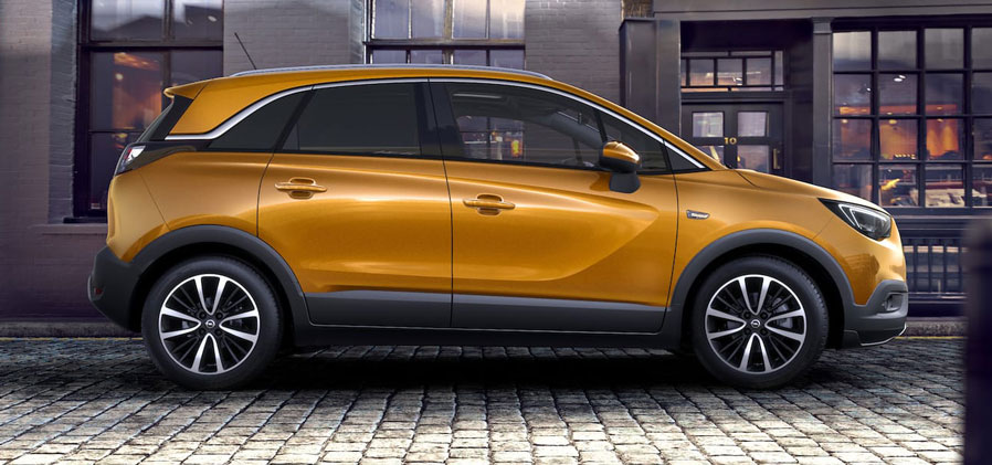 Pomarańczowy metalik Opel Crossland X