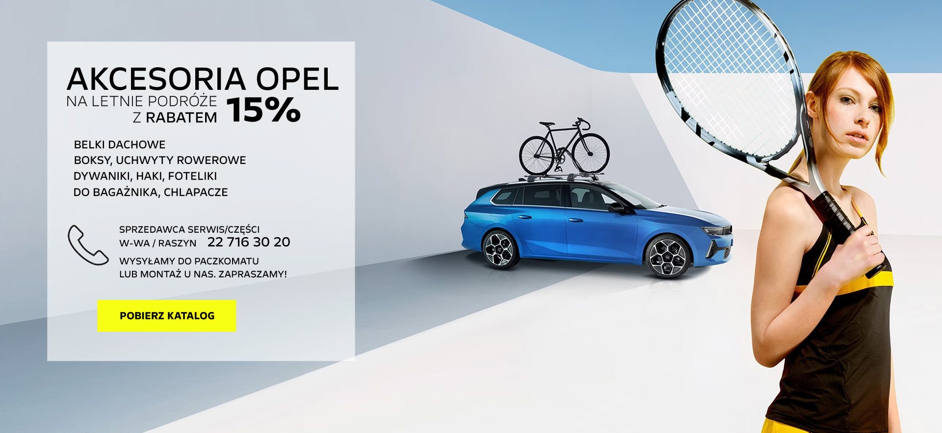 Rabat 15% na Oryginalne Akcesoria Opel