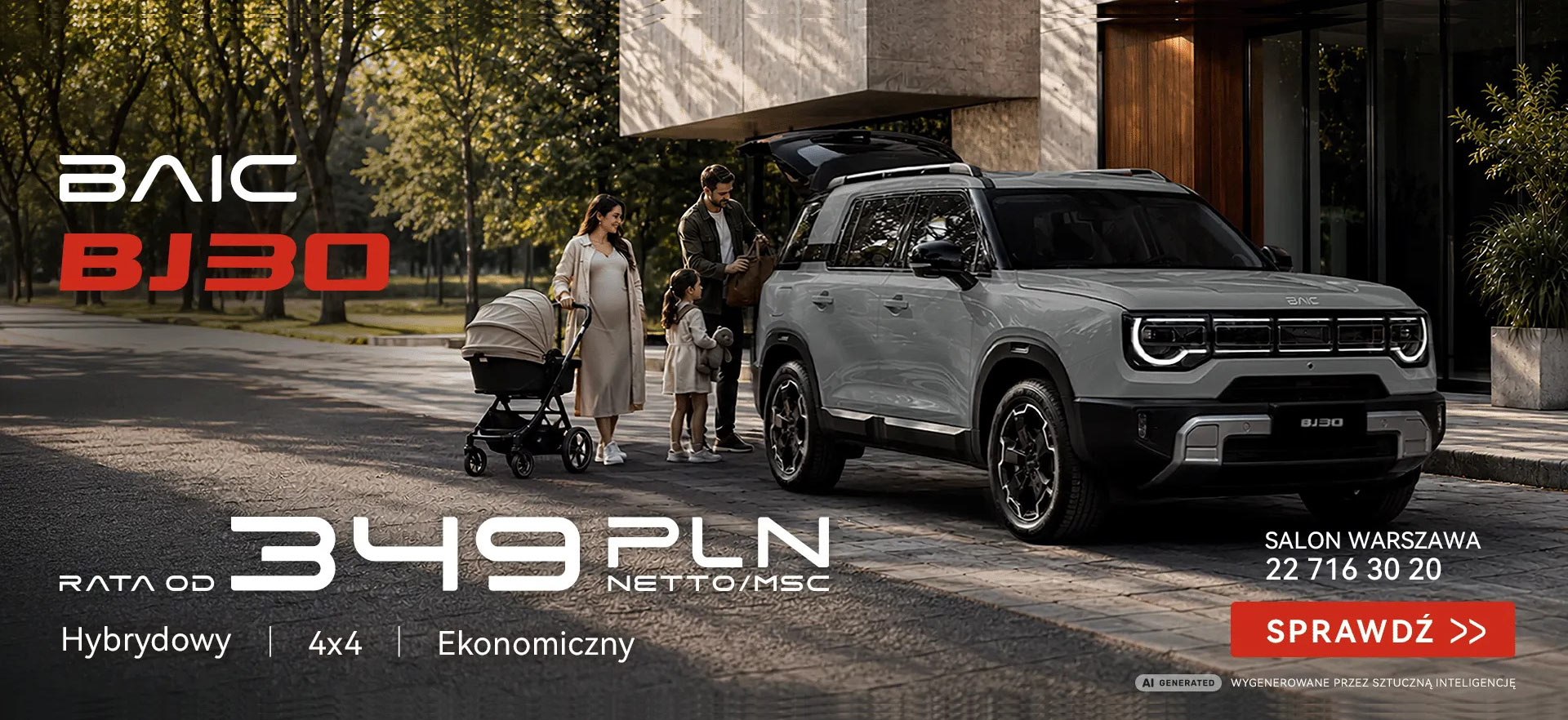 BAIC hybryda HEV 4x4 - rata na nowe auto