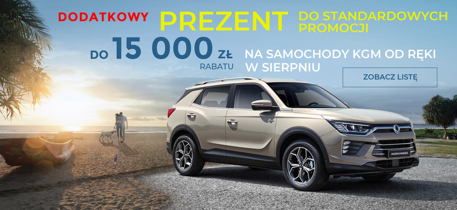 Wyprzedaż nowych samochodów SsangYong KGM od ręki
