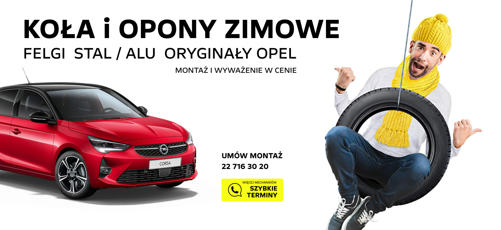 Koła zimowe i opony zimowe Opel