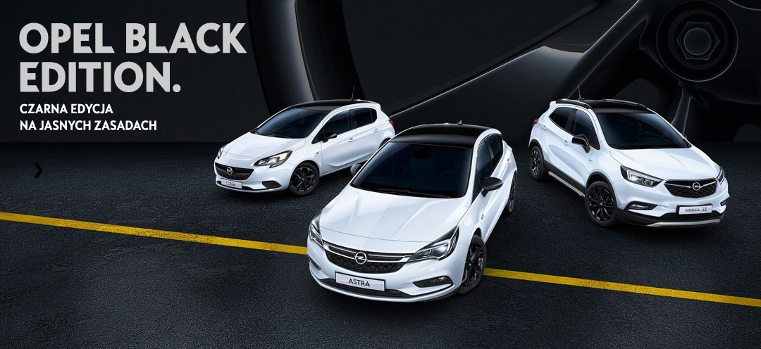Opel Astra Corsa Mokka X Black Edition