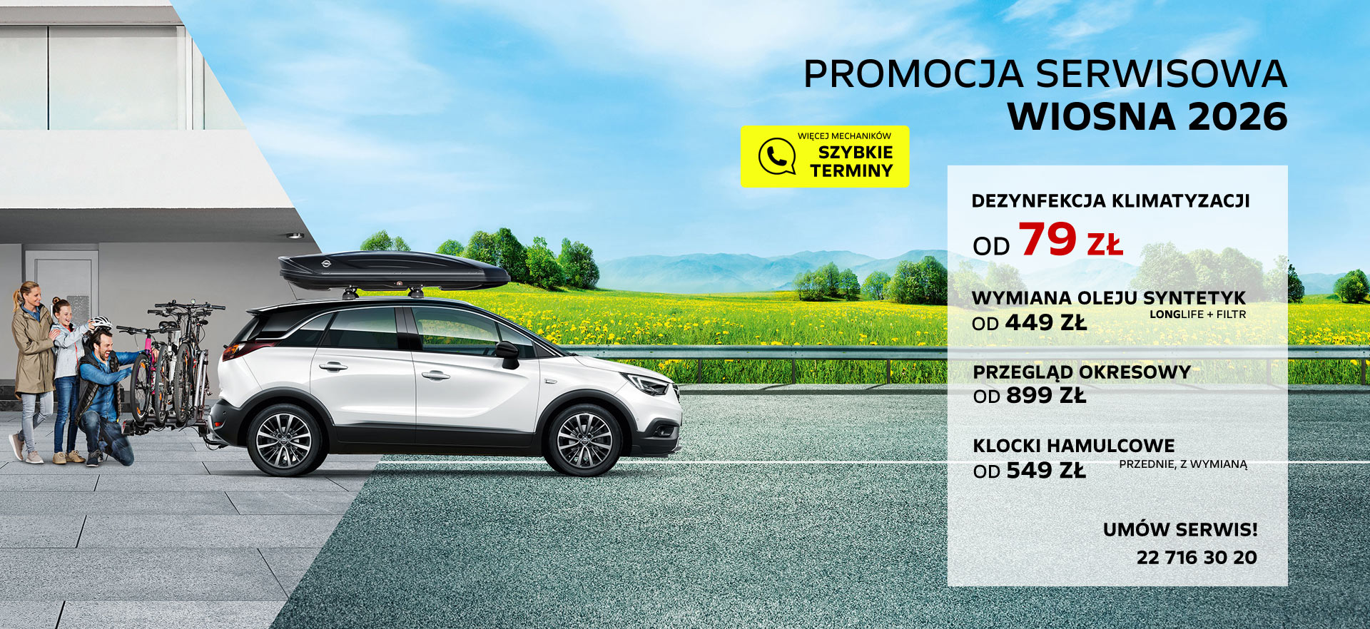 Promocja serwisu Opel wiosna 2026