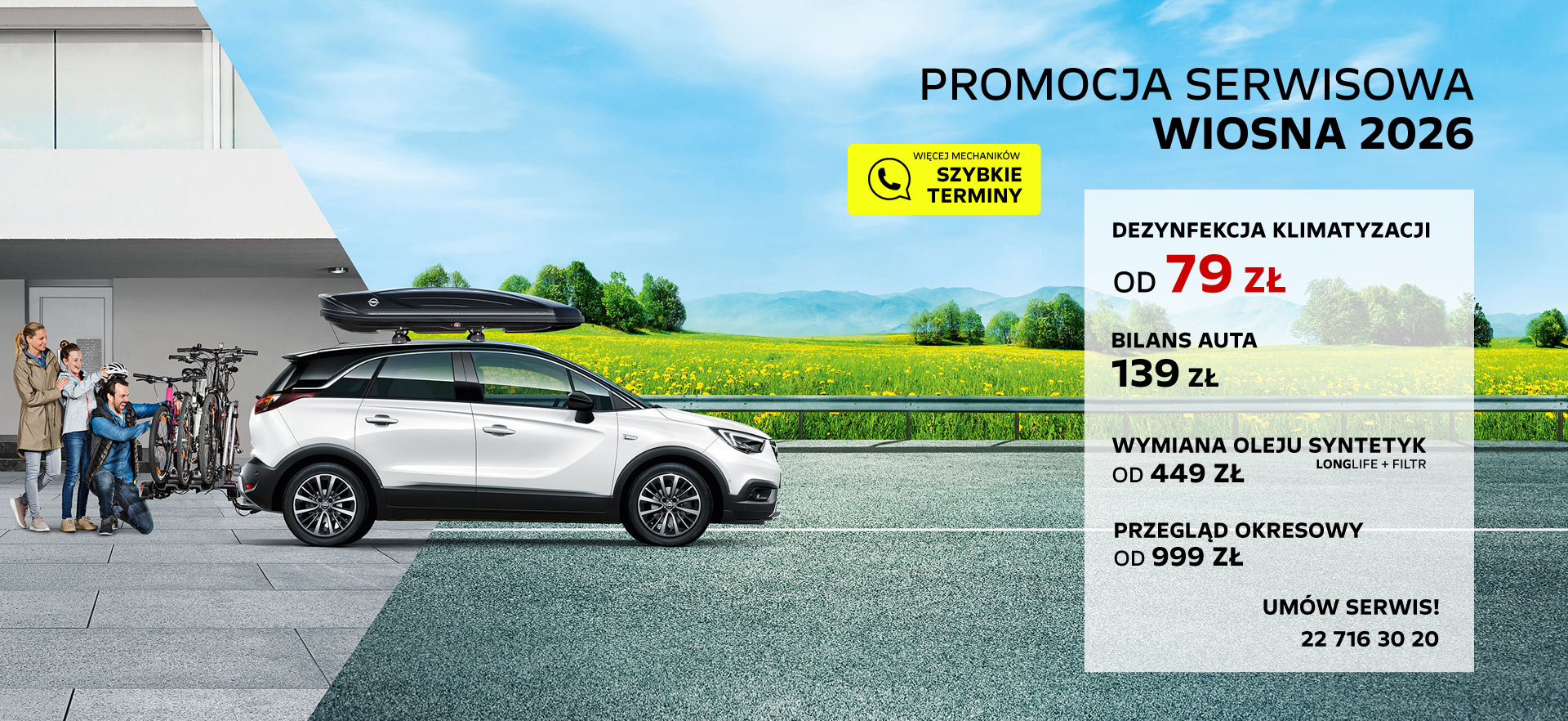 Promocja serwisu Opel wiosna 2026