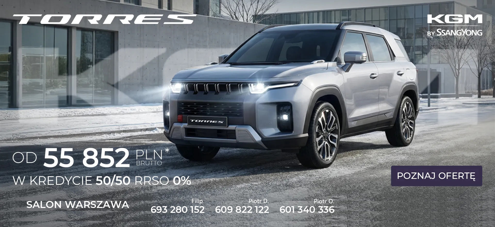 SsangYong KGM Torres 2025 w Kredycie 50/50 0%