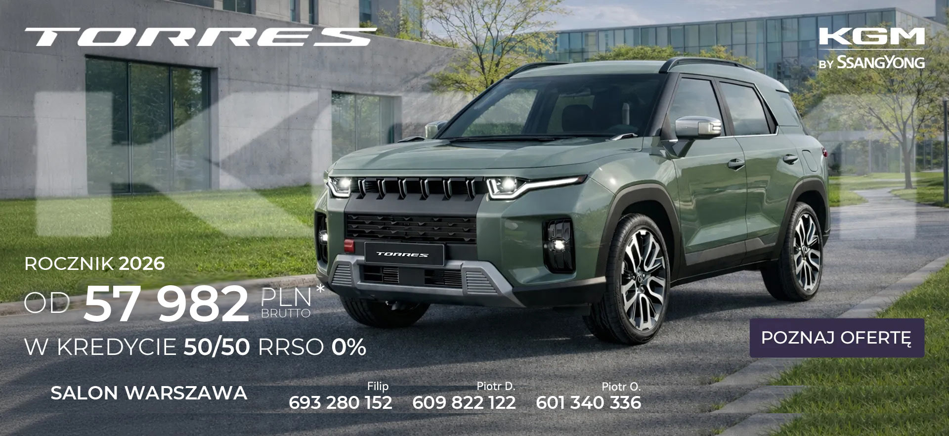 SsangYong KGM Torres 2026 w Kredycie 50/50 0%