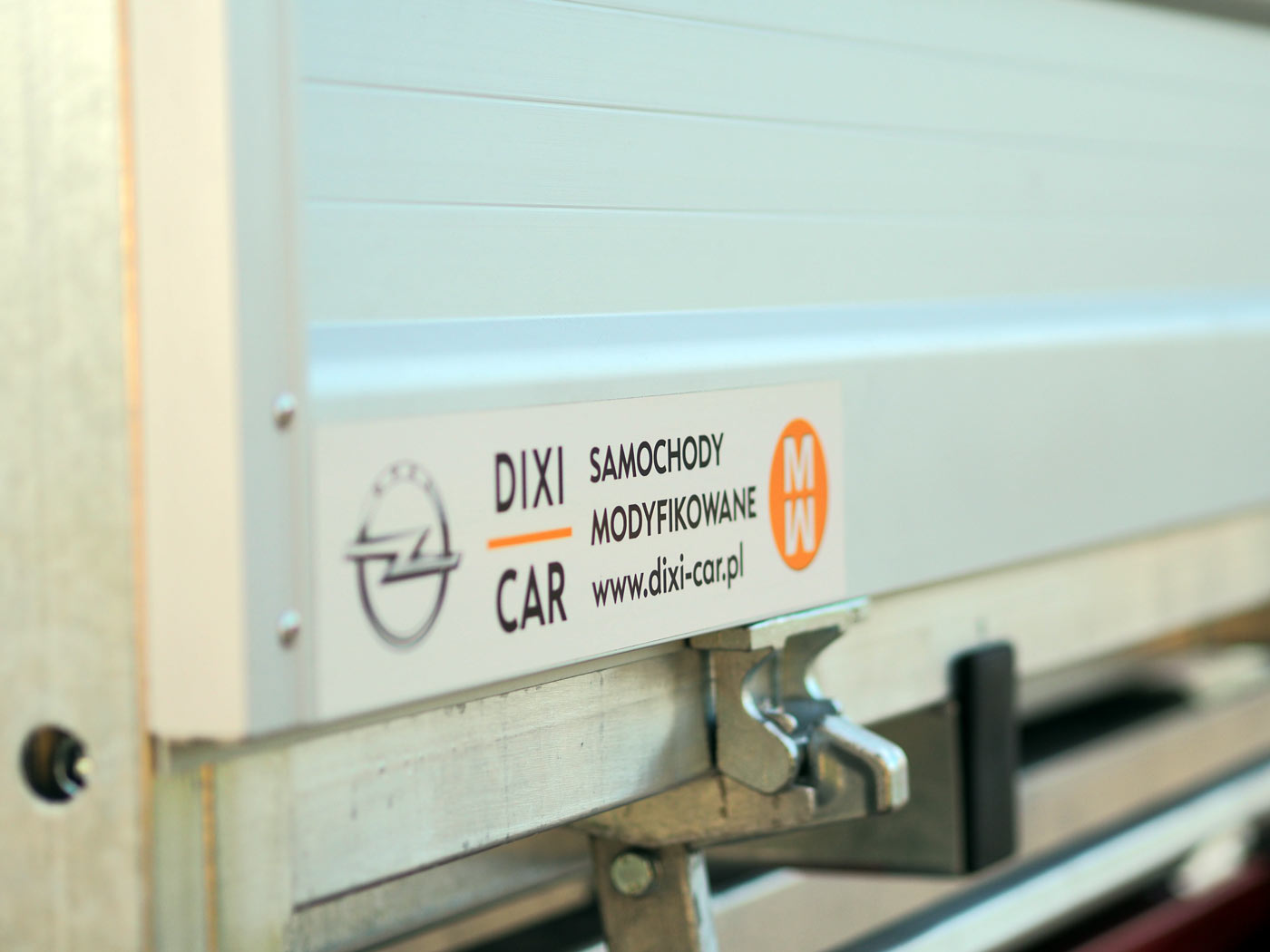Samochody modyfikowane Dixi-Car naklejka na burcie