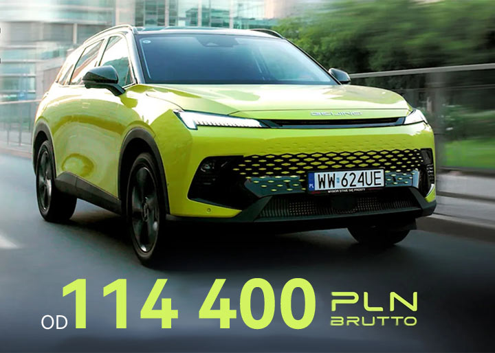 BAIC 5 Luxury. Cena w Wyprzedaży Rocznika