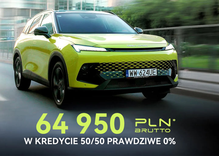 BAIC Beijing 5 na raty w Kredycie 50/50 rrso 0%