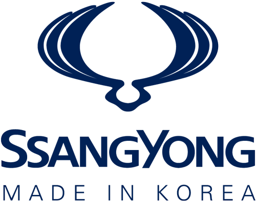 Logo SsangYong. Made in Korea