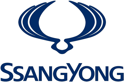 Logo SsangYong. Made in Korea